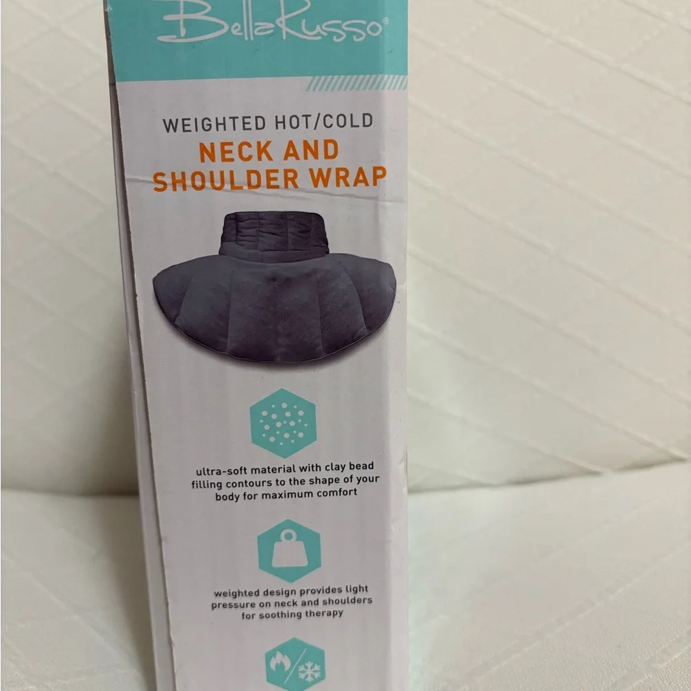 Bella Russo Gray Neck and Shoulder Wrap - Picture 4 of 4